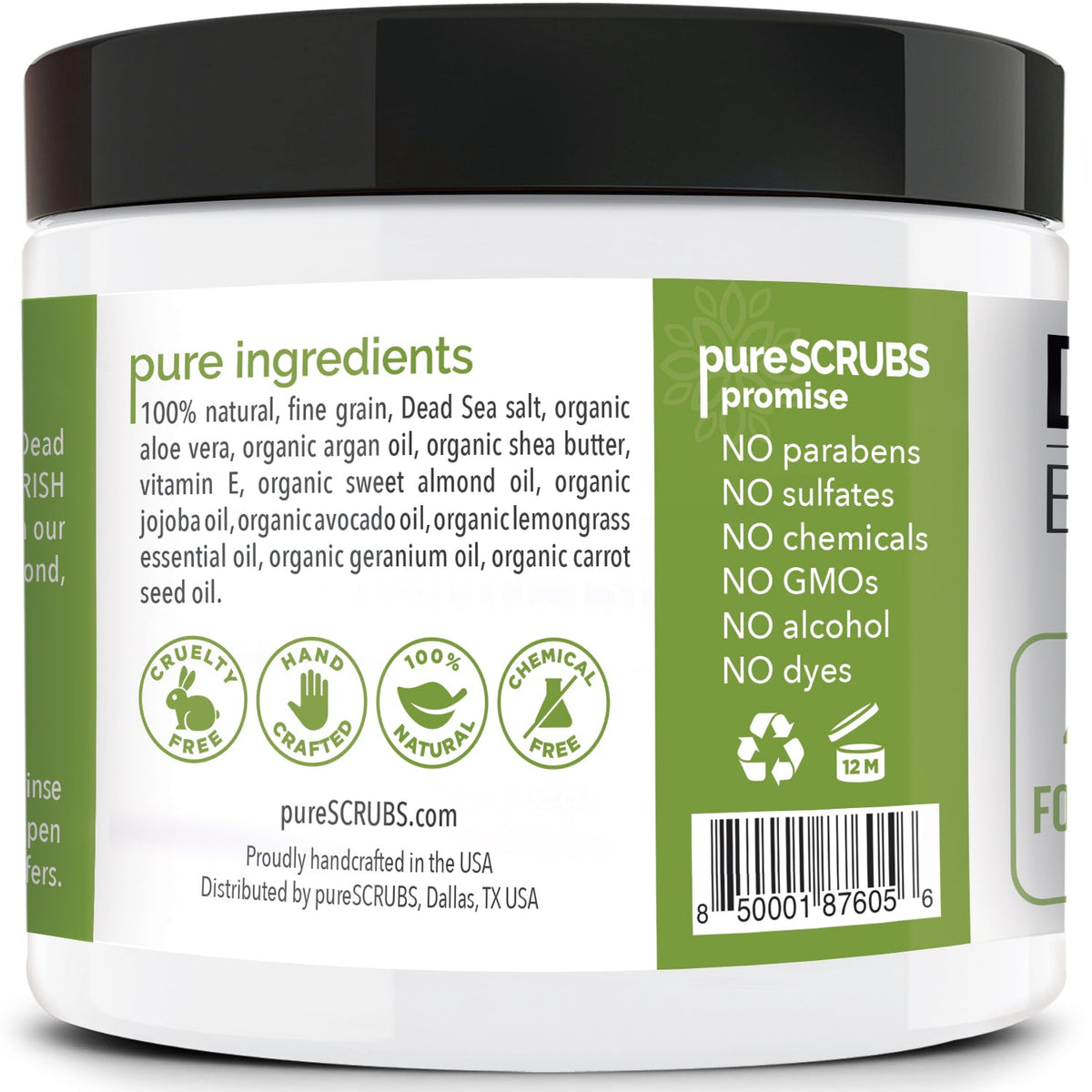 Lemongrass Body Scrub | Dead Sea Salt