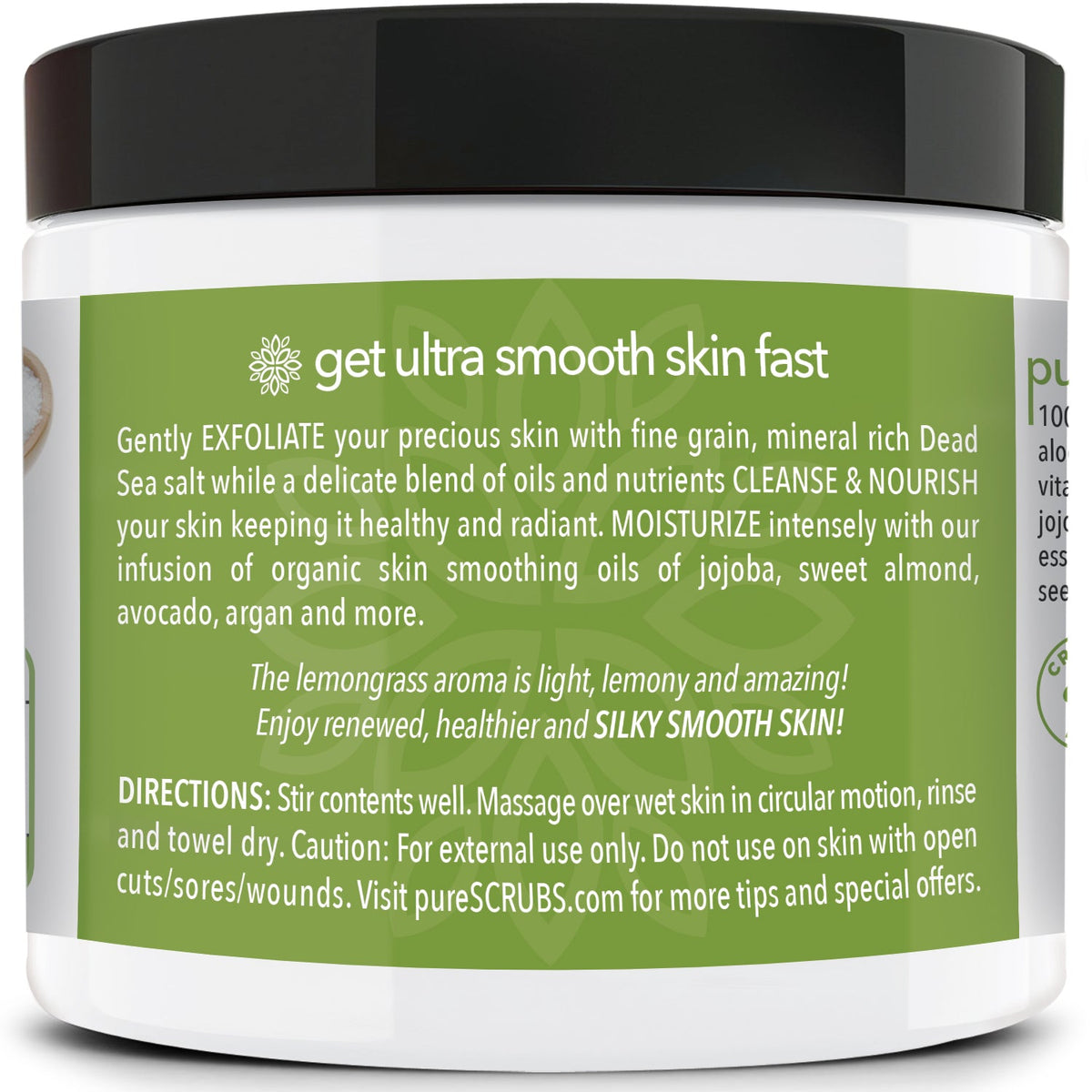 Lemongrass Body Scrub | Dead Sea Salt