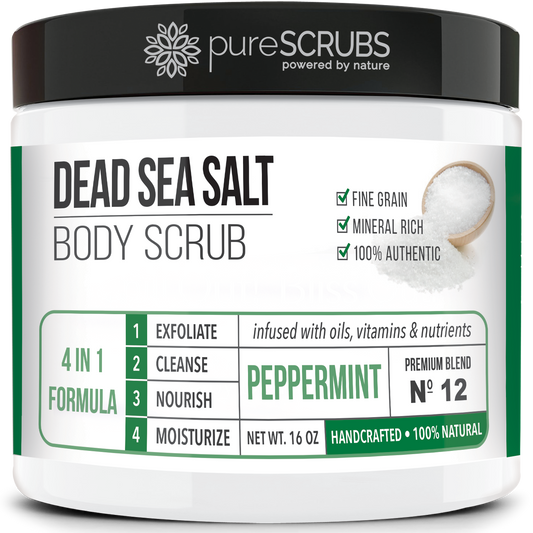 Peppermint Body Scrub | Dead Sea Salt
