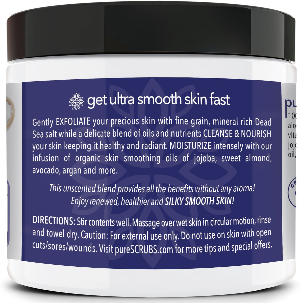 Unscented Body Scrub | Dead Sea Salt