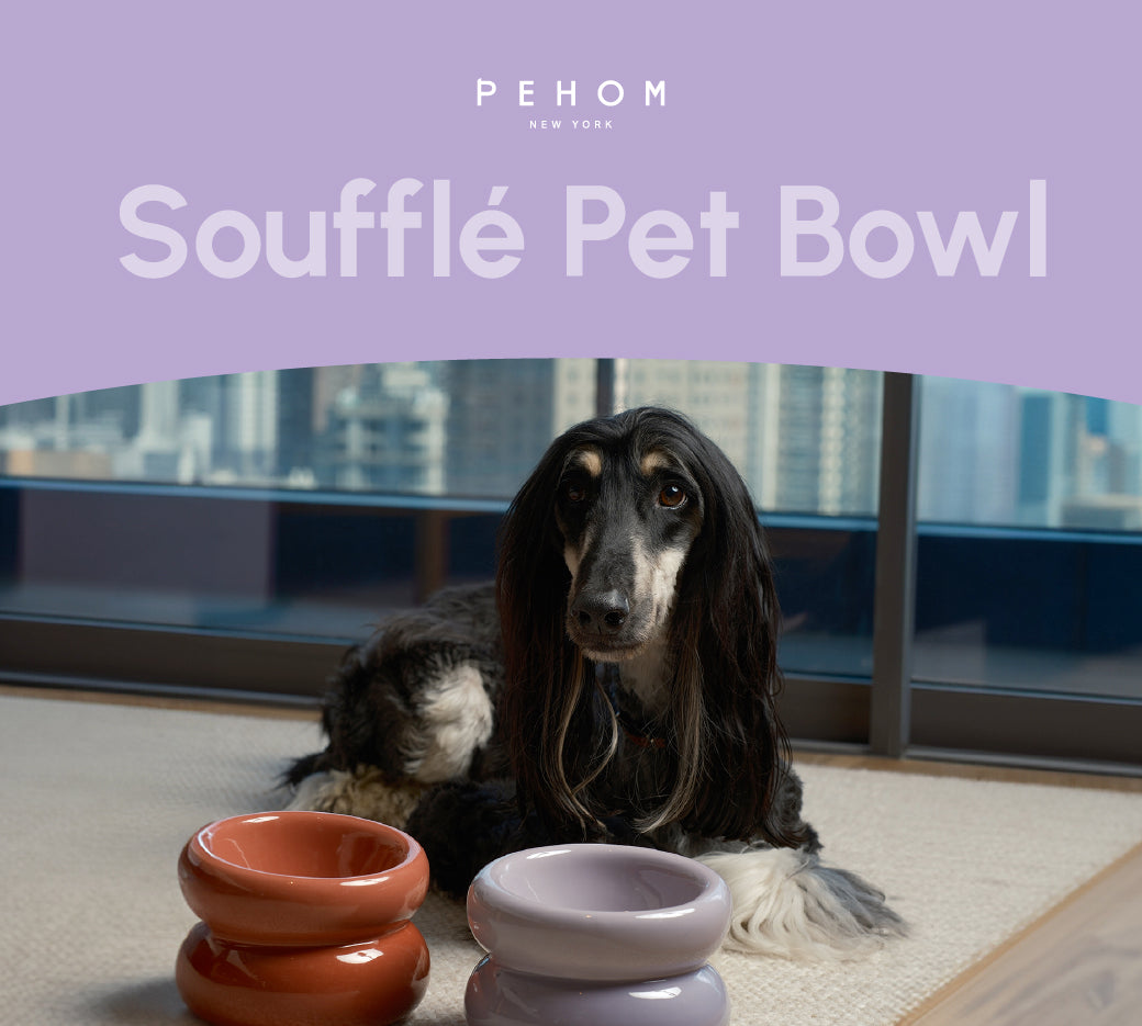 PEHOM | Soufflé Pet Bowl | Purple