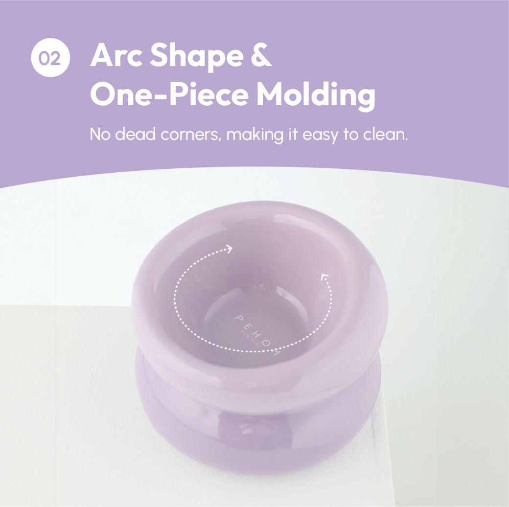 PEHOM | Soufflé Pet Bowl | Purple