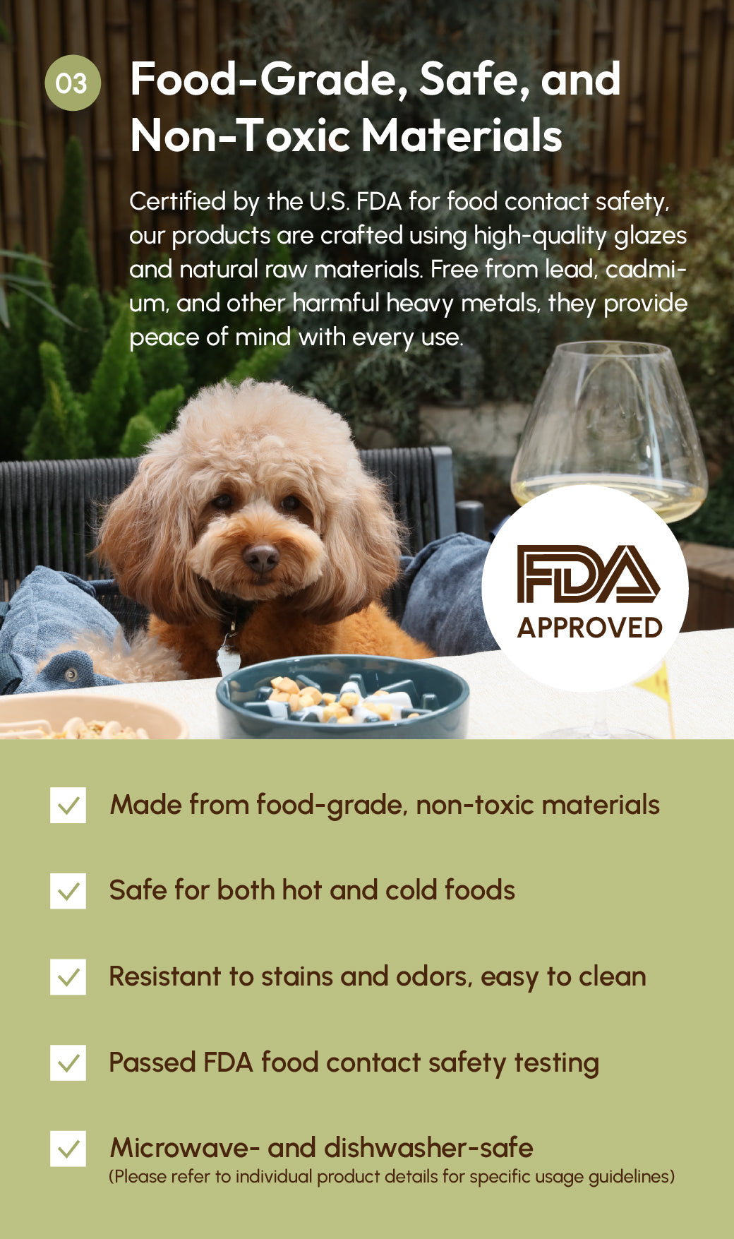 PEHOM | Slow Feeder Dog Bowls