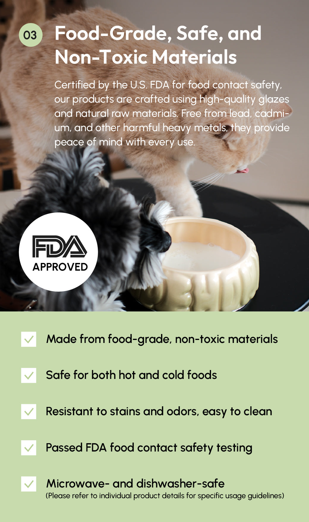 PEHOM | Puff Pet Bowl | Gradient Olive