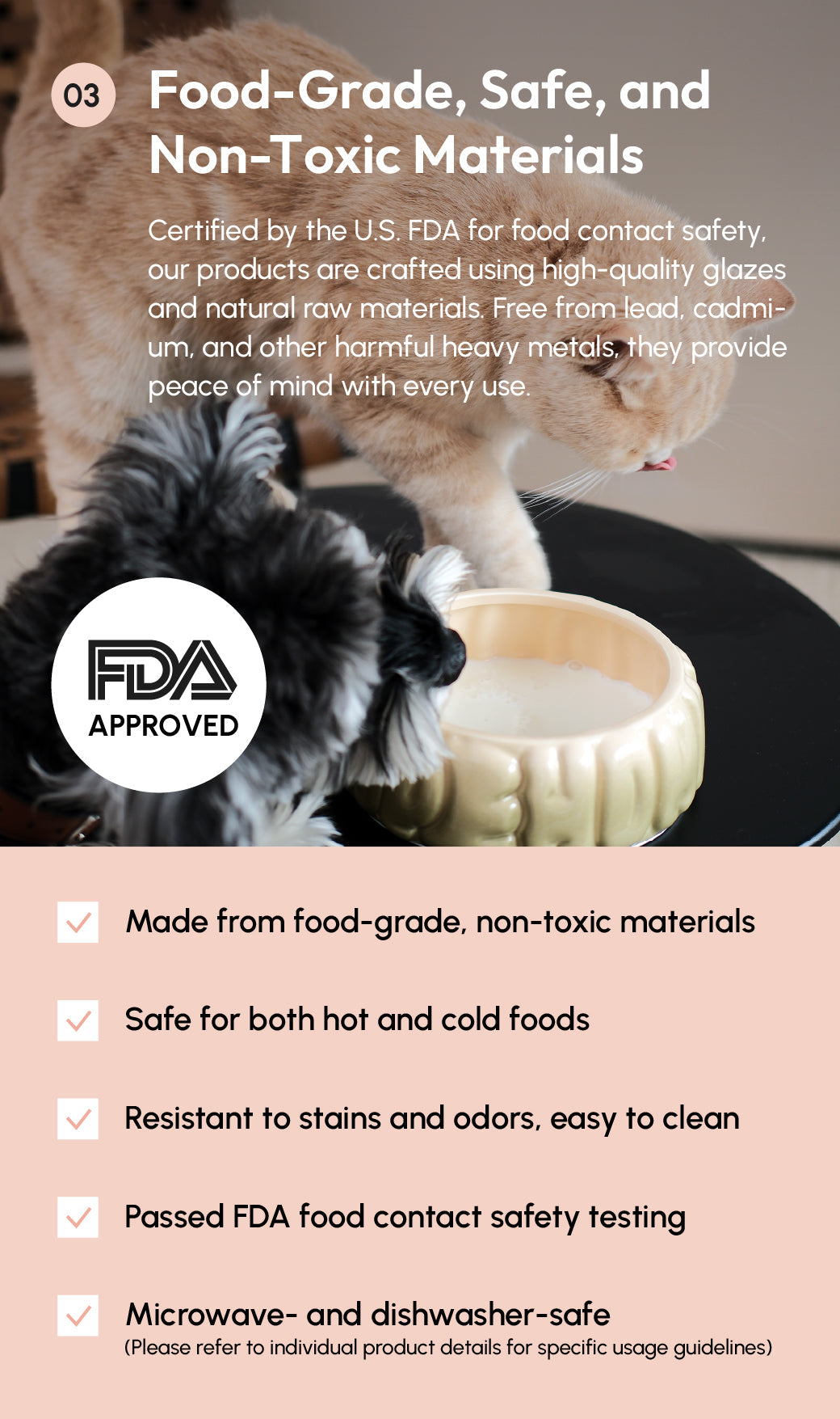 PEHOM | Puff Pet Bowl | Gradient Caramel