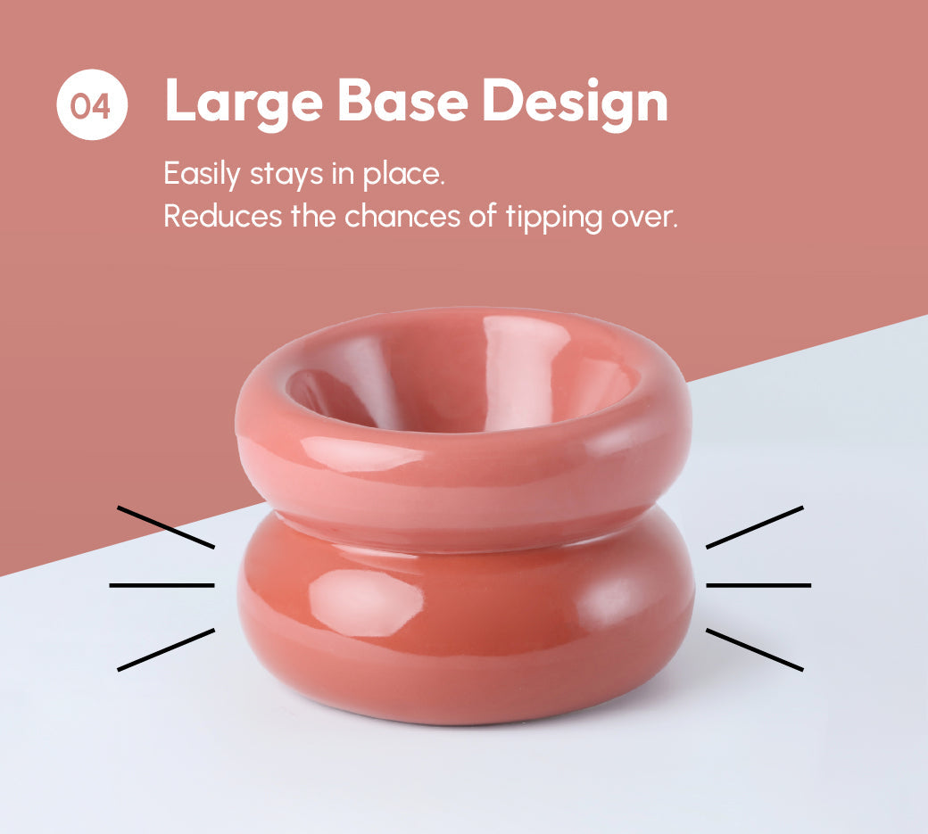 PEHOM | Soufflé Pet Bowl | Rose Pink