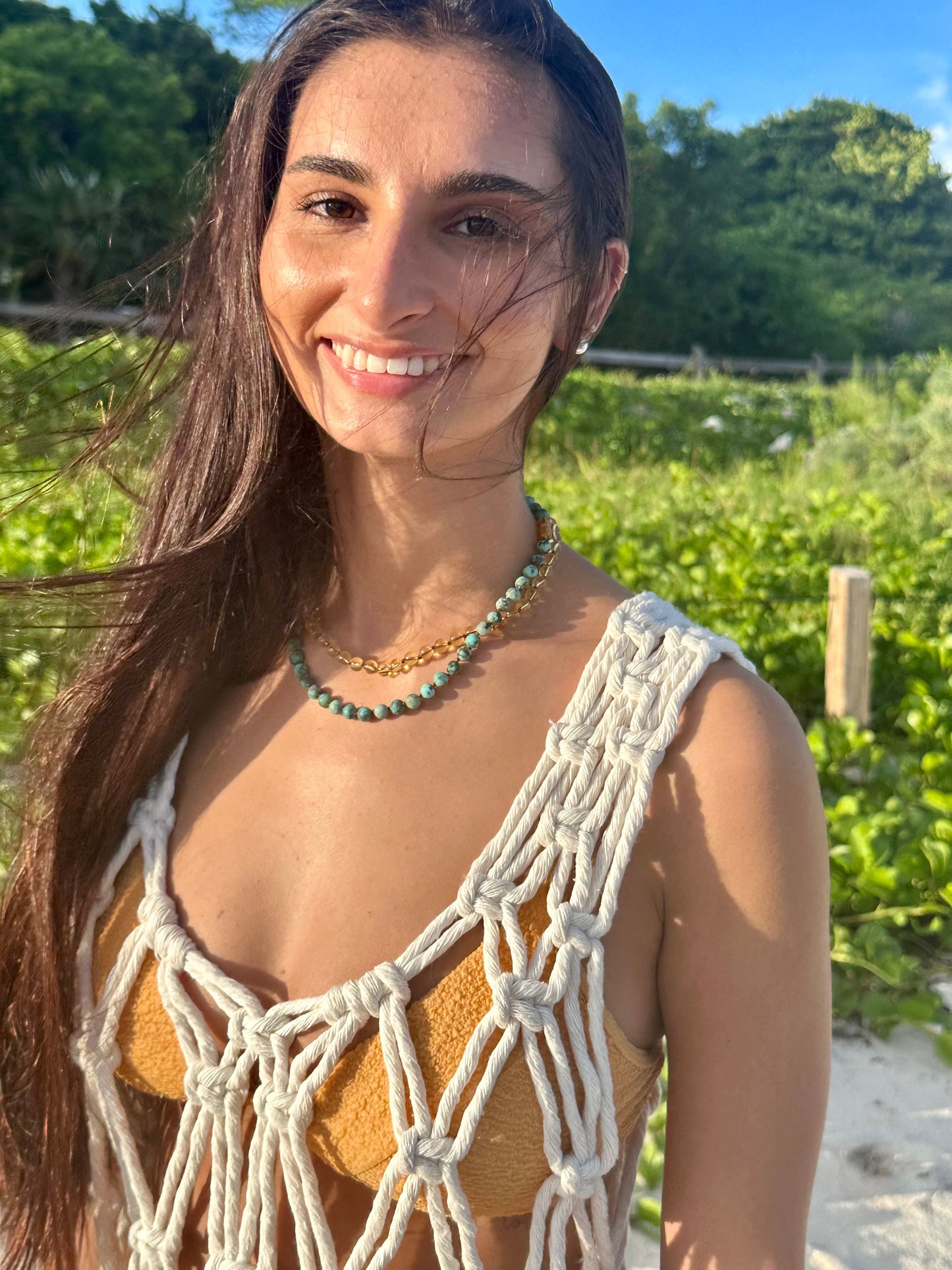 Citrine Gemstone Necklace