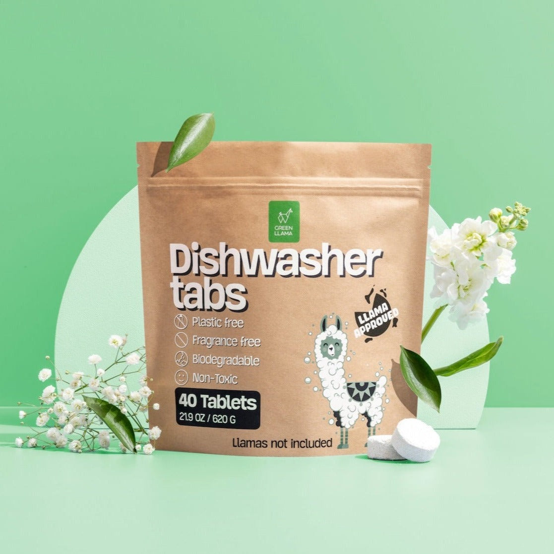 EWG Verified™ + PVA-Free Dishwasher Tabs