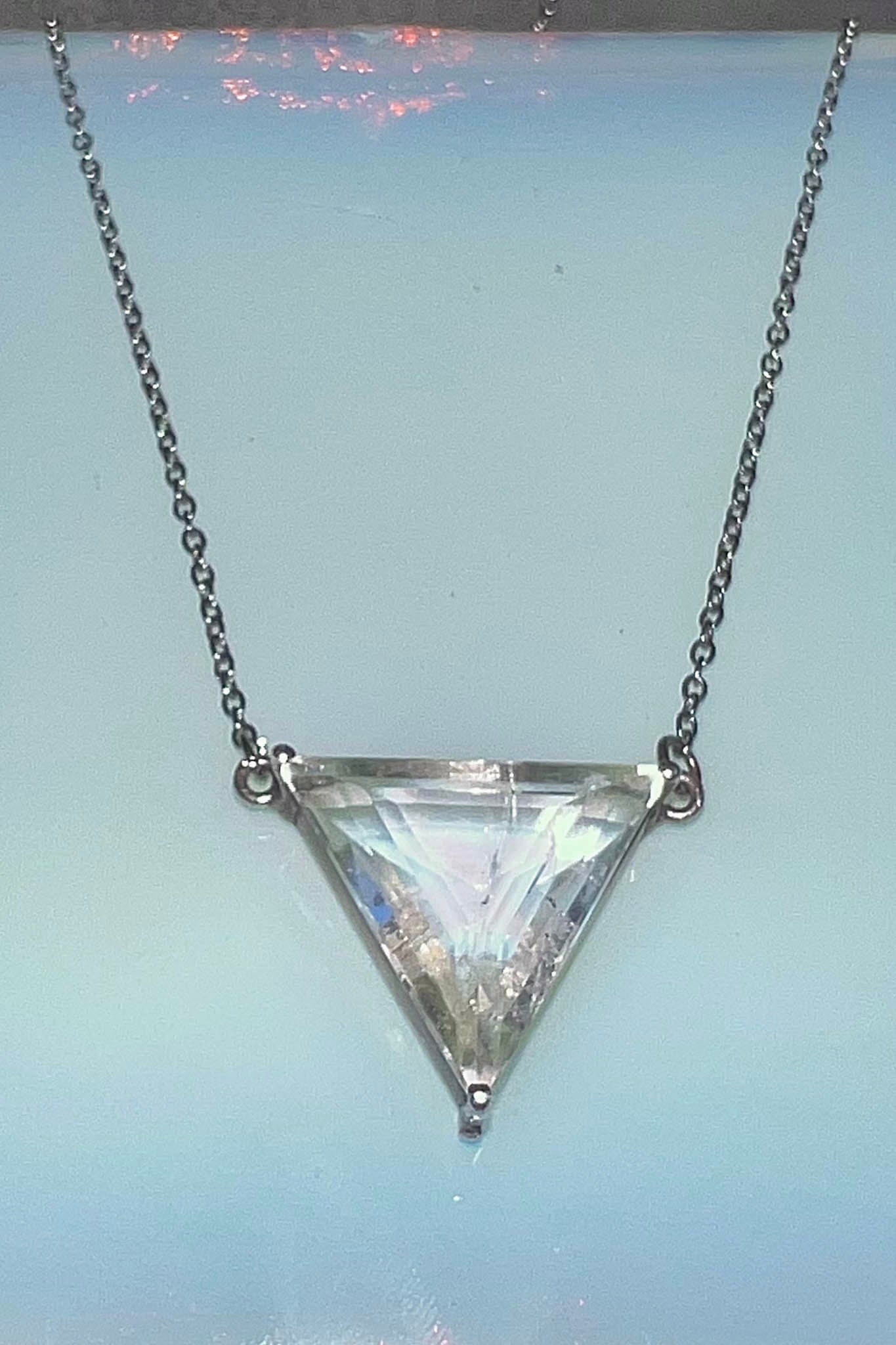 Obscura Stacking Shards in Striated Crystal | Silver