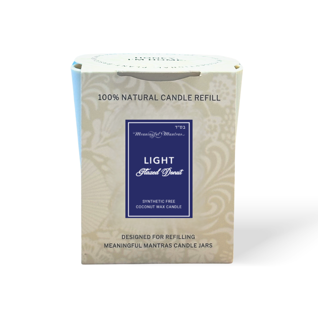 Glazed Donut Natural Candle | Refill