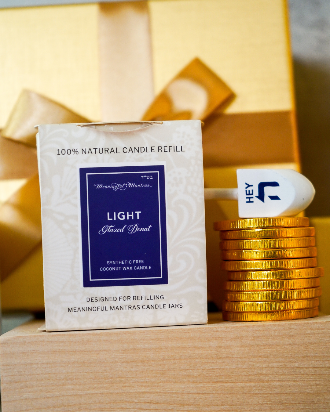 Glazed Donut Natural Candle | Refill