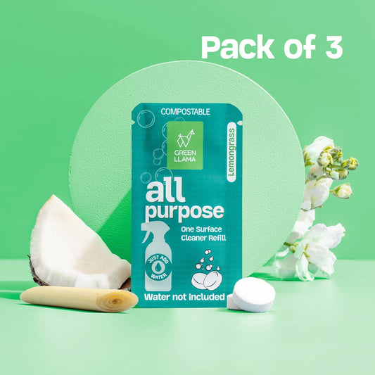All-Purpose Cleaner Refills | Lemongrass Fragrance | Pack of 3