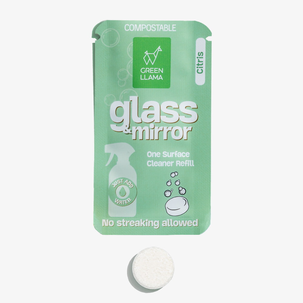Glass + Mirror Cleaner Refills | Litsea Cubeba Fragrance | Pack oF 3