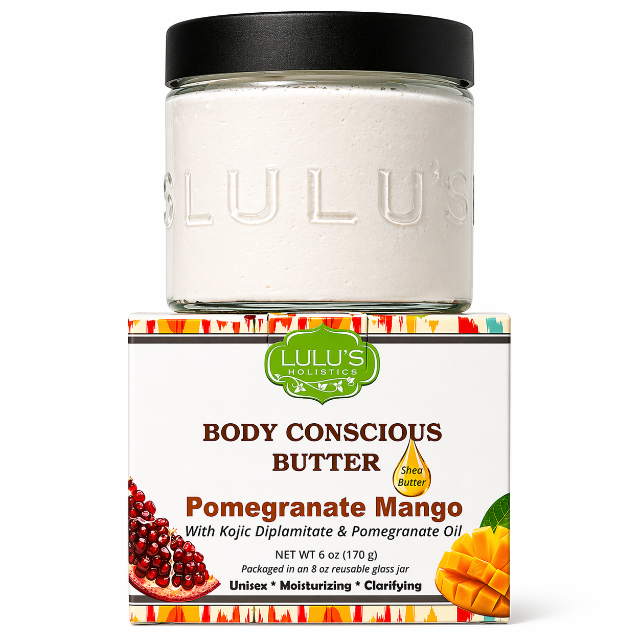 Pomegranate Mango Kojic Whipped Body Butter