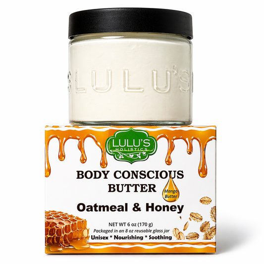 Oatmeal + Honey Whipped Mango Body Butter