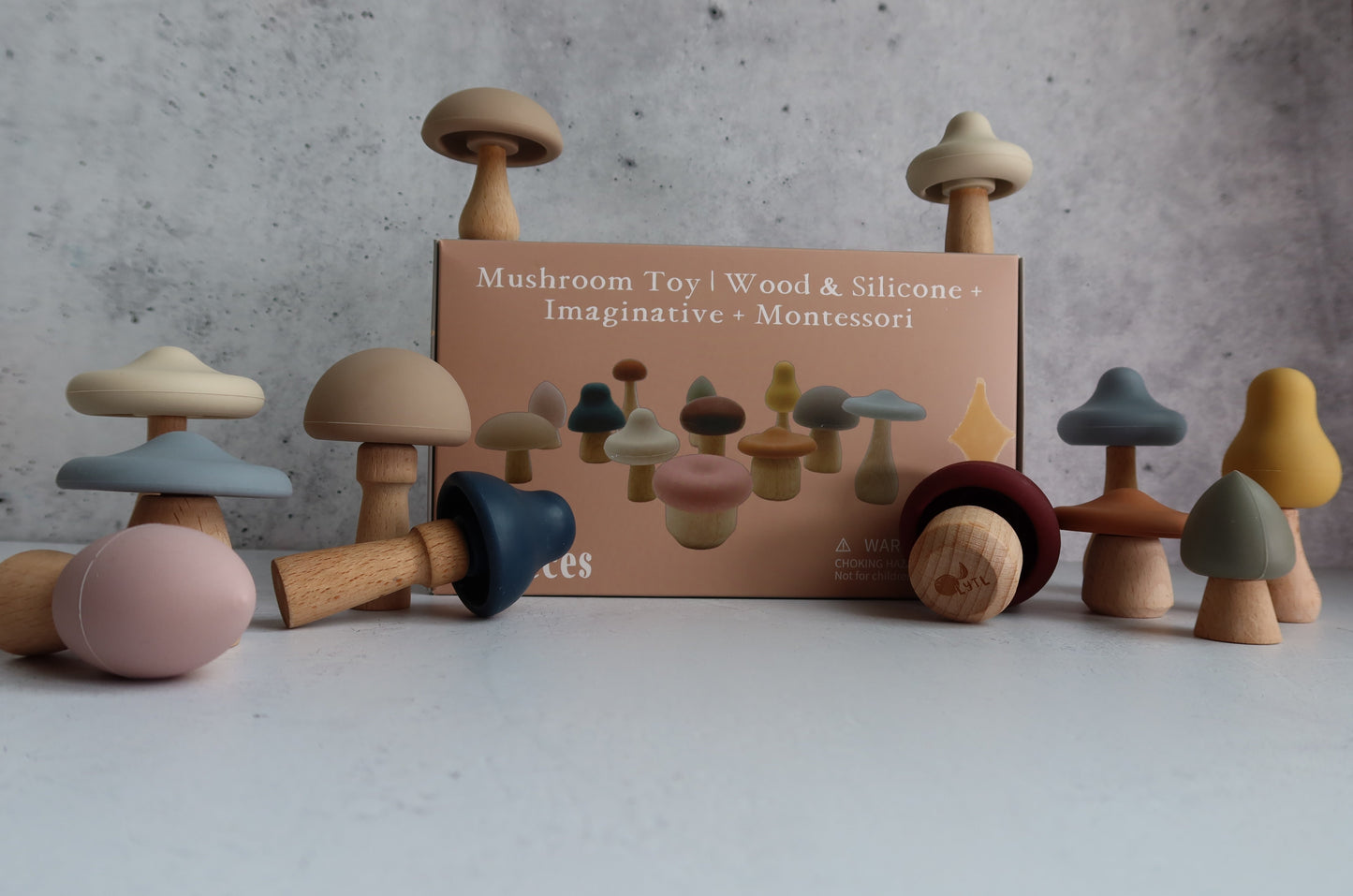 Mushroom Mix & Match Toy | 24pc | LYTL®️