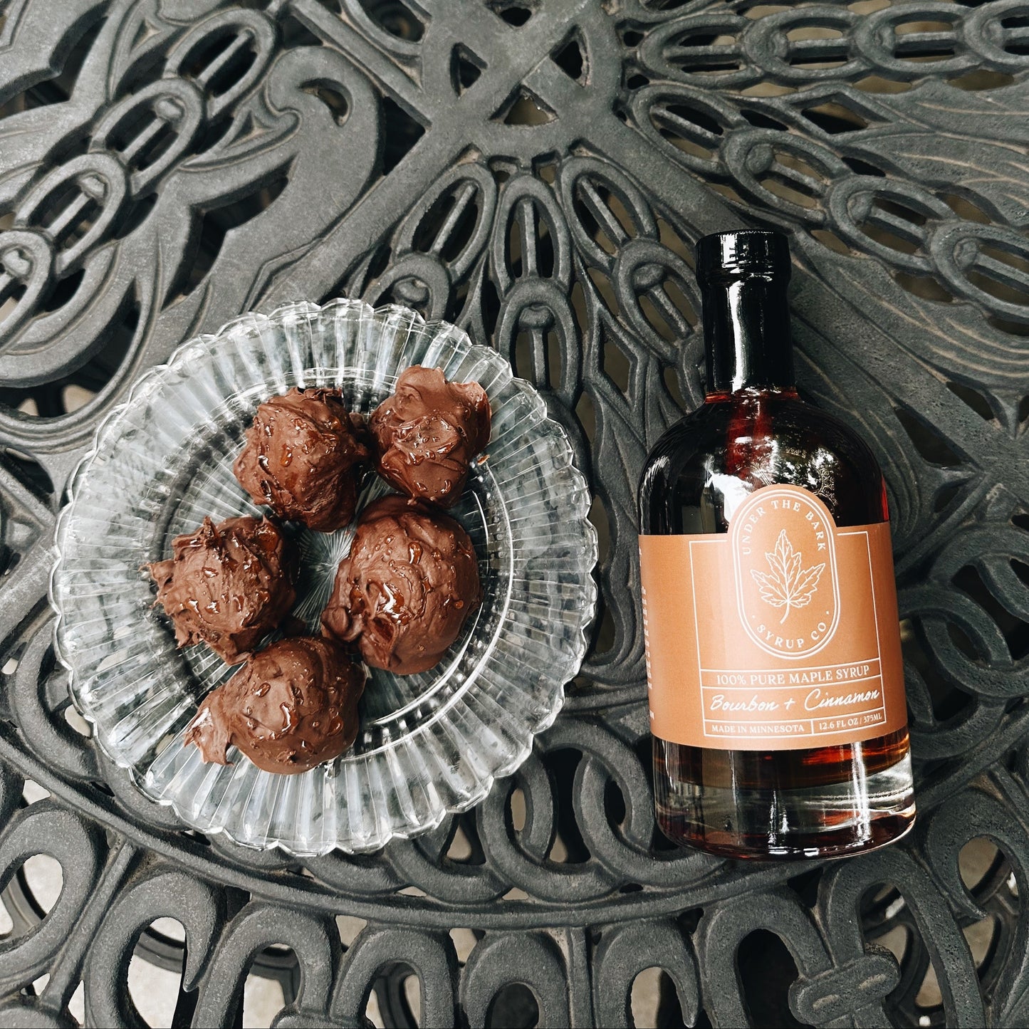 Bourbon + Cinnamon Infused Maple Syrup