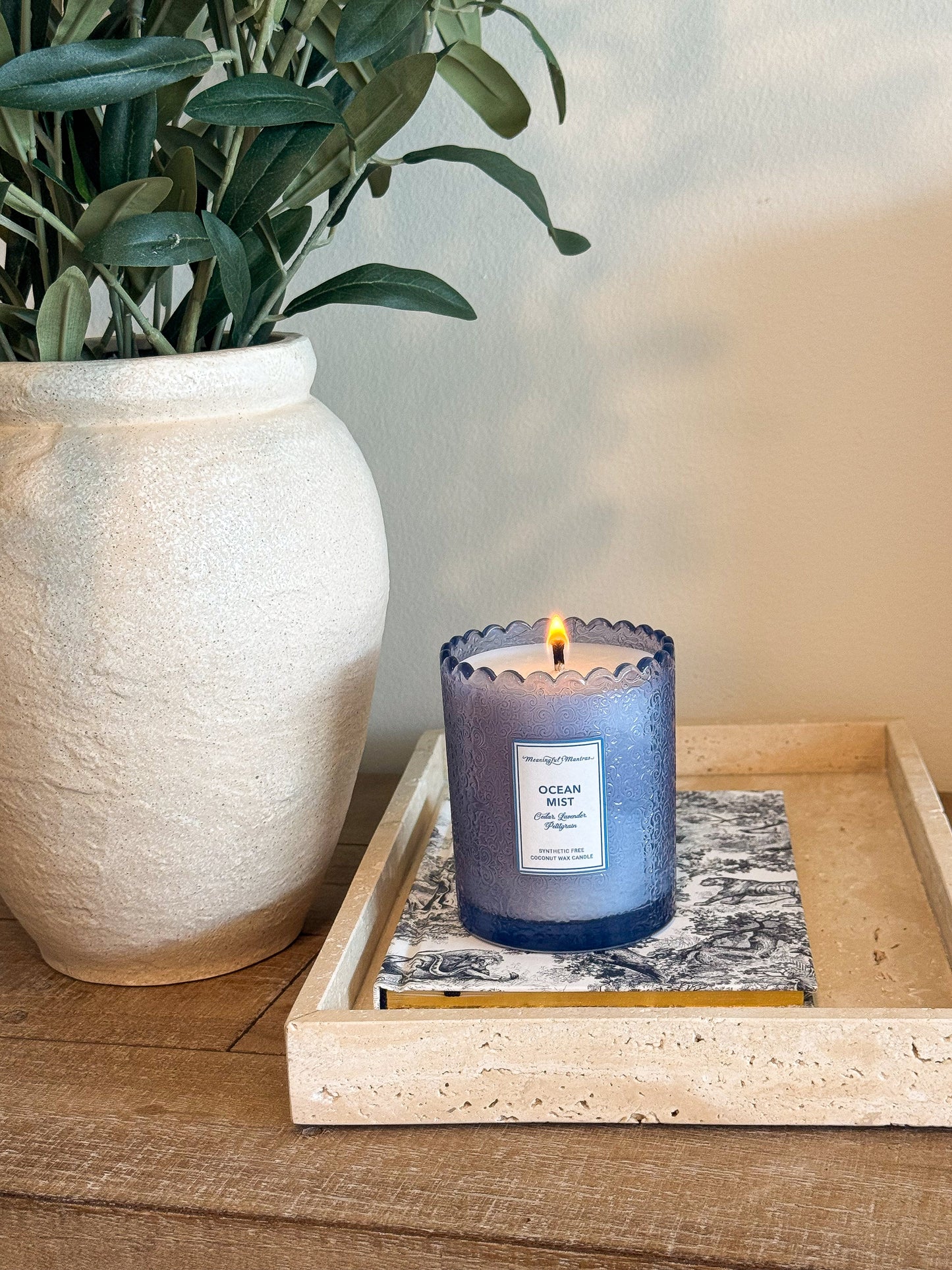 Ocean Mist Natural Candle