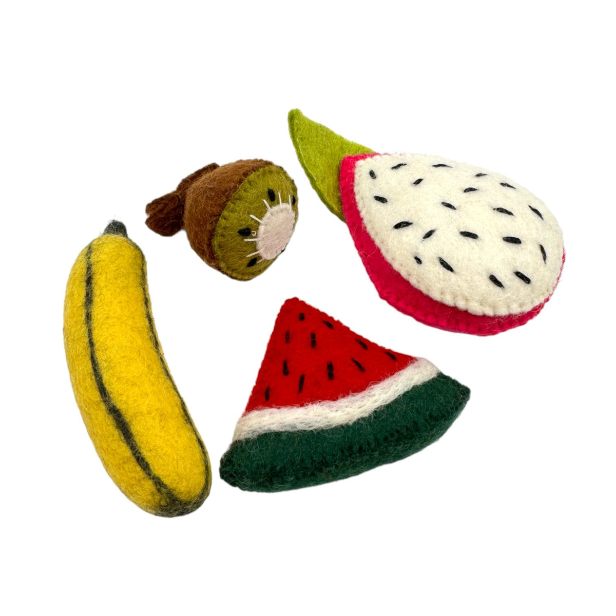Handmade in Nepal 100% | Wool Felt Foods Play Set