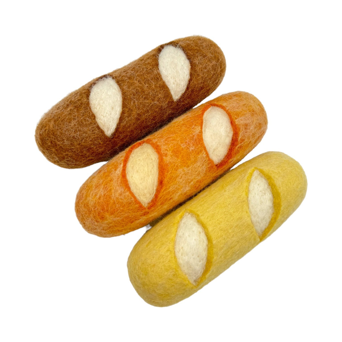 Handmade in Nepal 100% | Wool Felt Foods Play Set