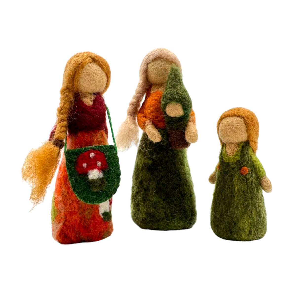 Handmade in Nepal 100% | Wool Felt Foods Play Set
