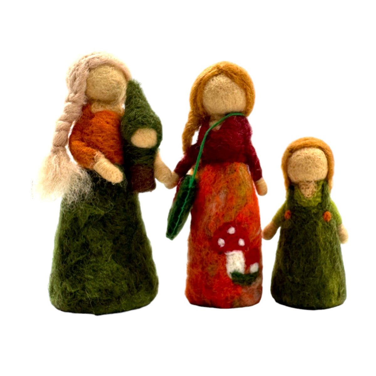 Handmade in Nepal 100% | Wool Felt Foods Play Set