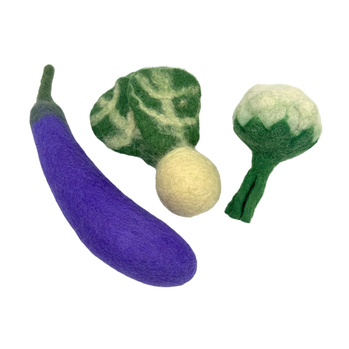 Handmade in Nepal 100% | Wool Felt Foods Play Set