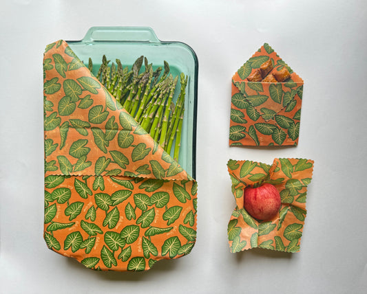 Beeswax Food Wrap | Kalo Print