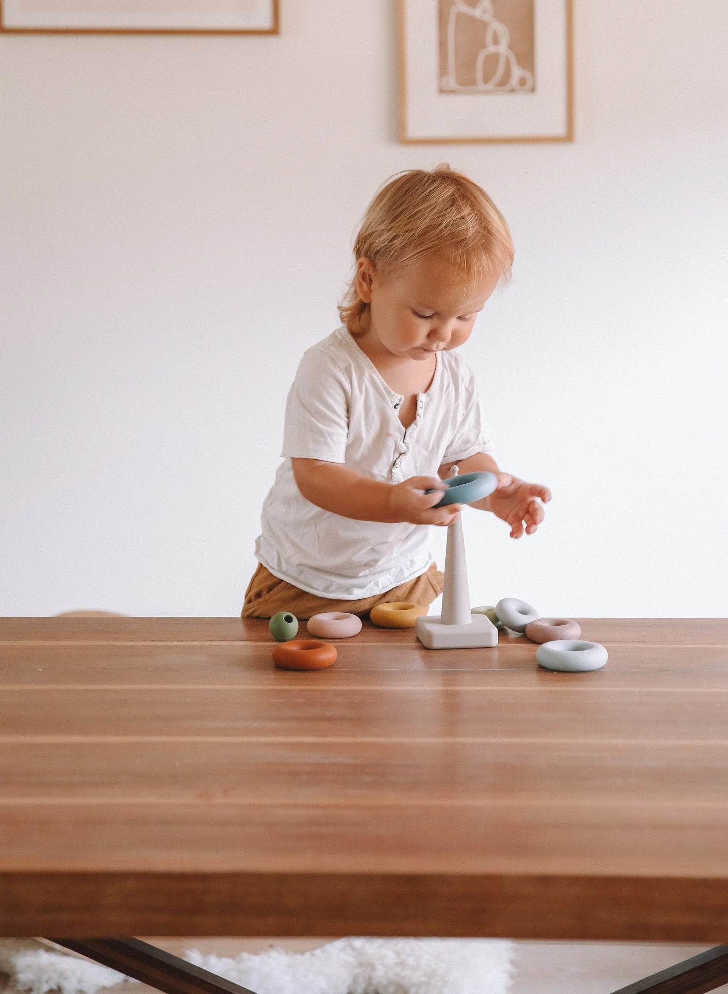 Silicone Ring Stacking Toy |10pc| LYTL®️