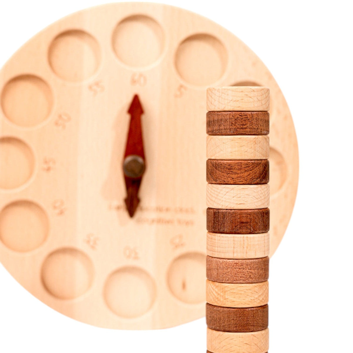 Wooden Cognitive Learning Clock