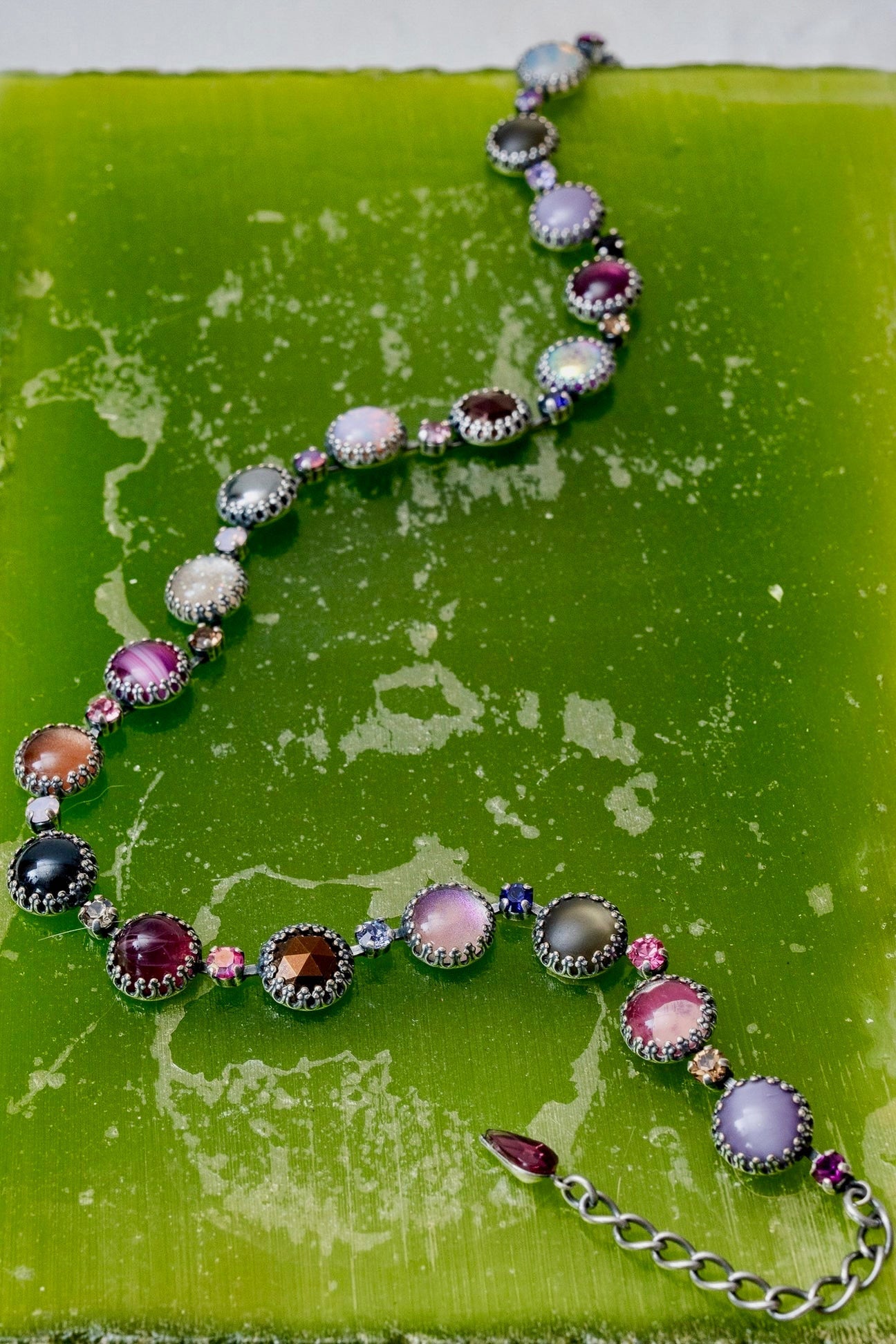 Paint Pot Layering Choker in Punk Rocks | Silver