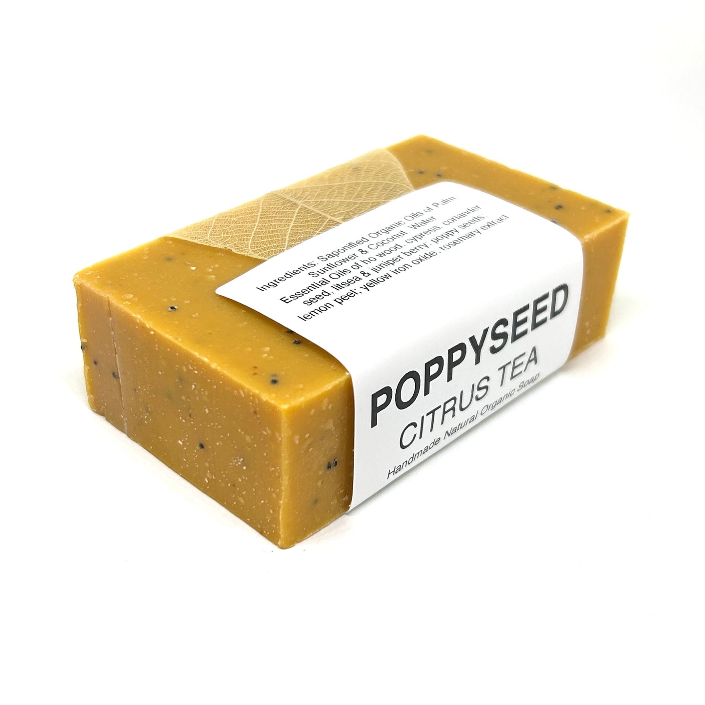 Citrus Poppyseed Organic Bar Soap