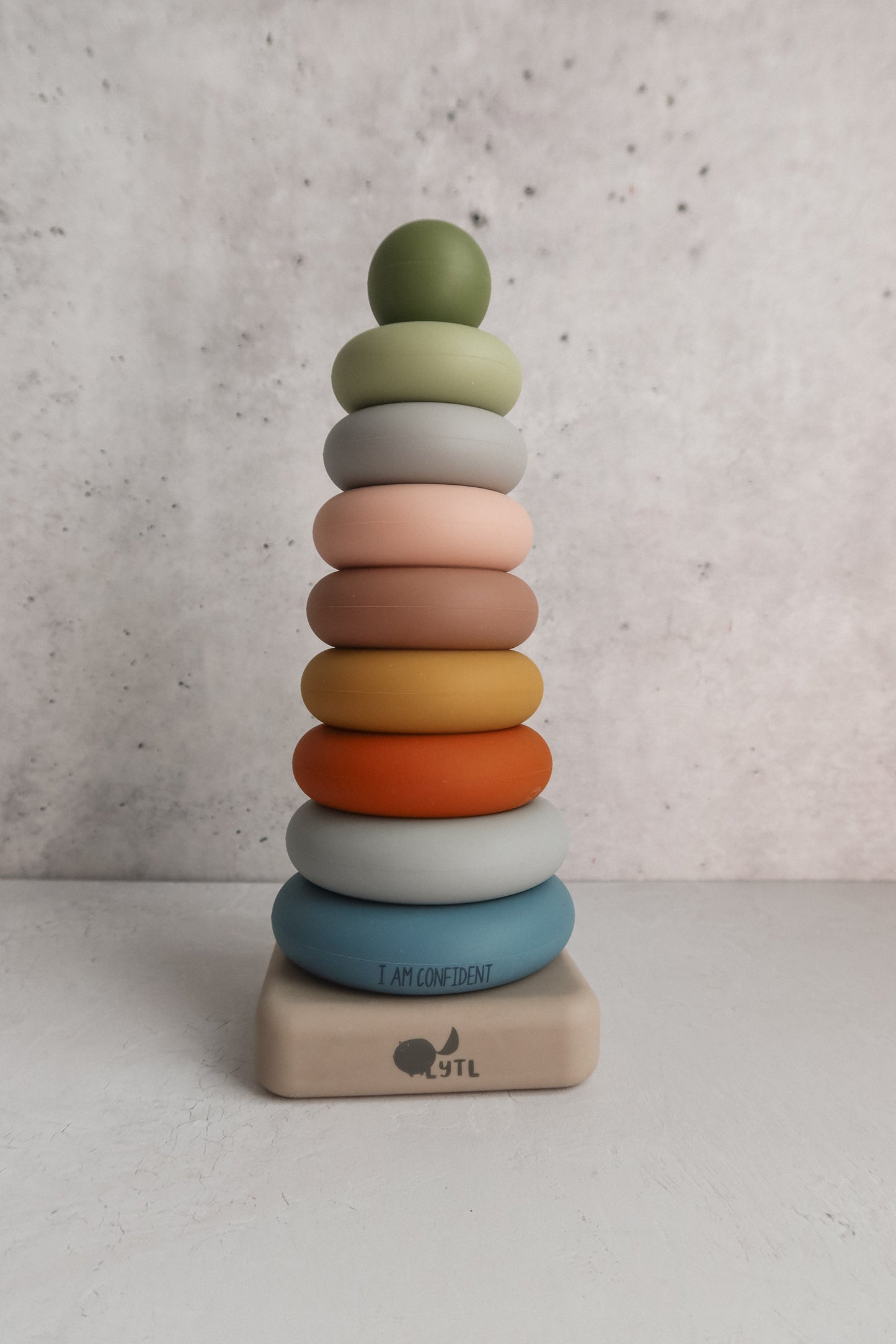 Silicone Ring Stacking Toy |10pc| LYTL®️