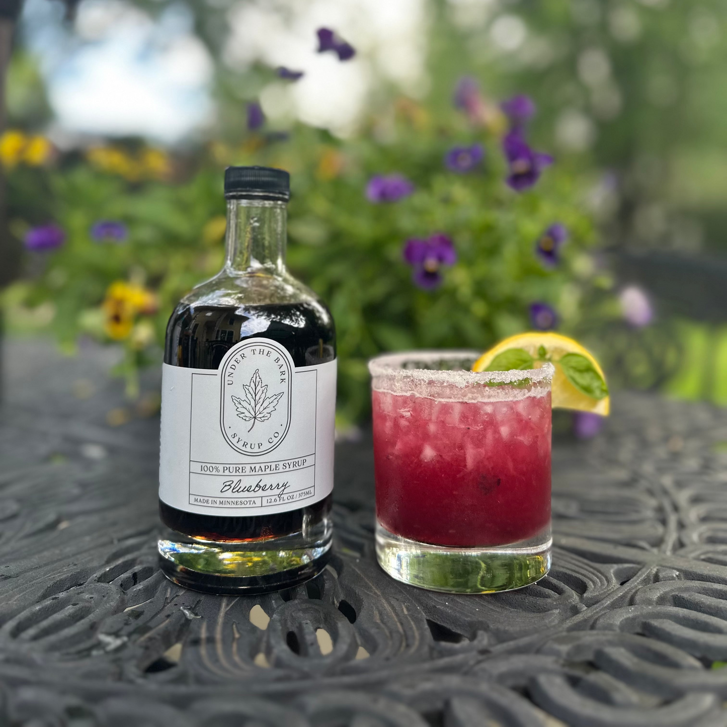 Blueberry Infused Maple Syrup
