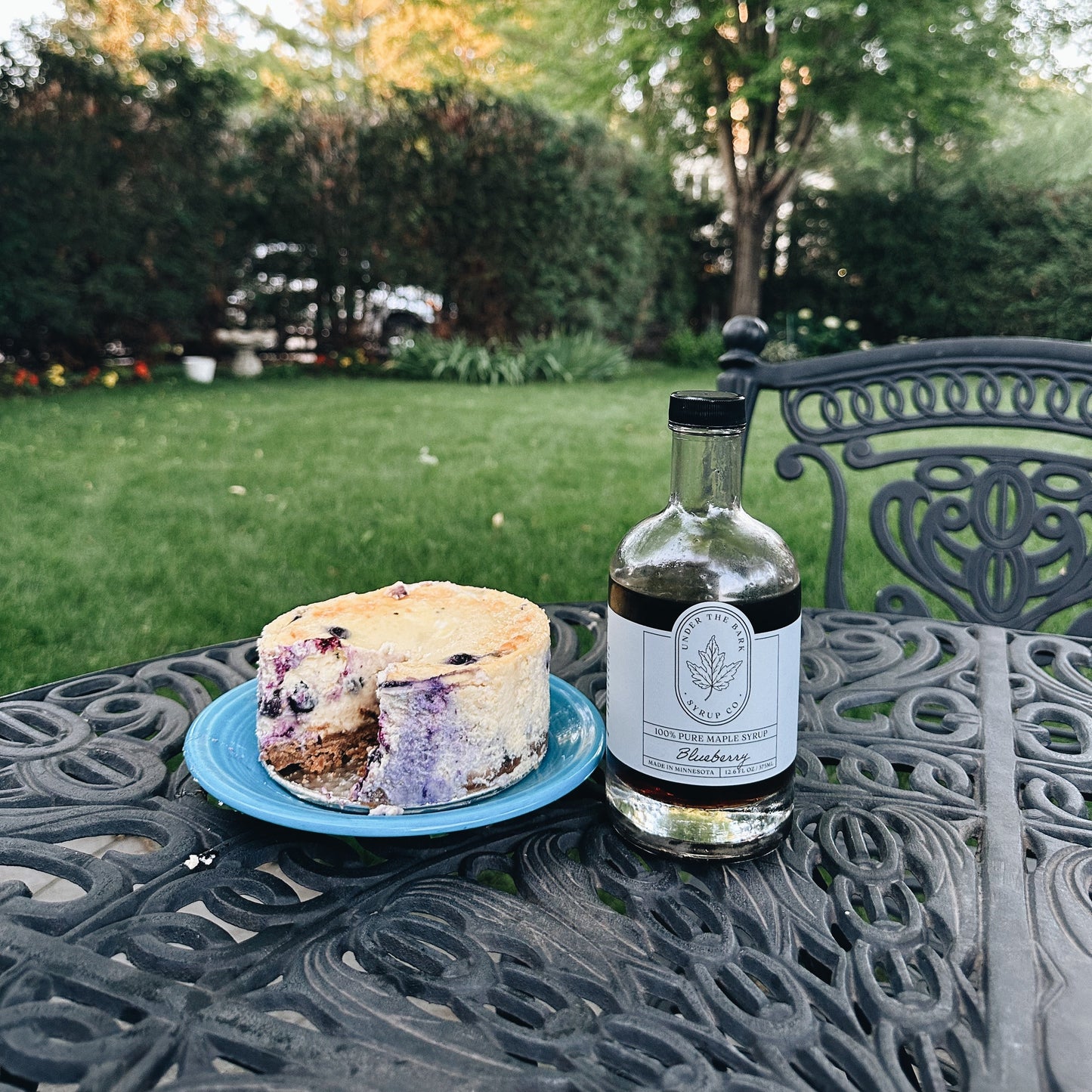 Blueberry Infused Maple Syrup