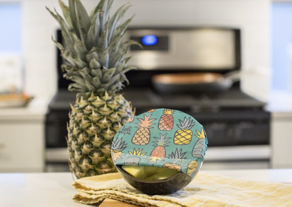 Beeswax Food Wrap | Pineapple Print