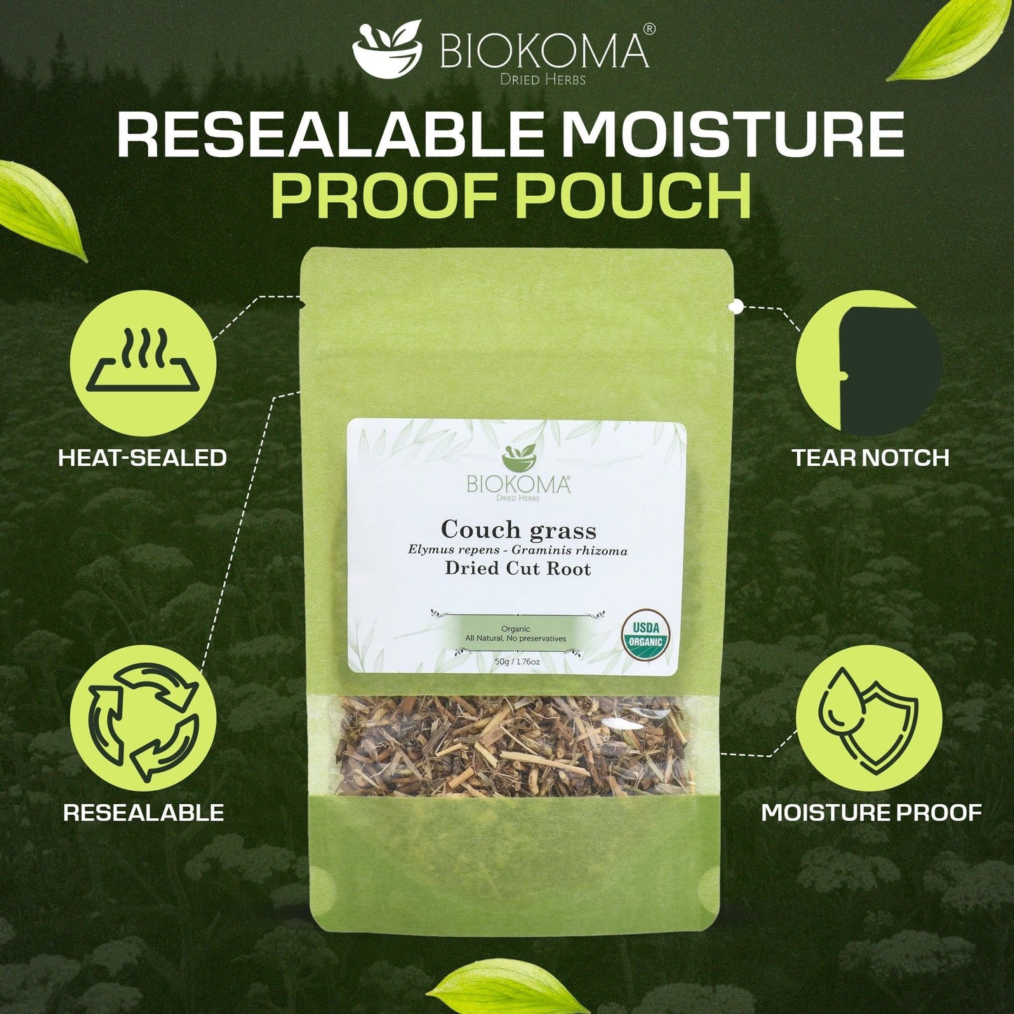 Couch Grass | Premium Loose Leaf Dried Cut Root