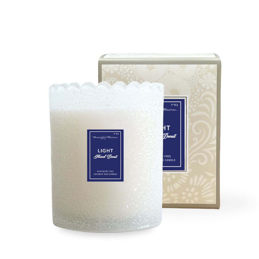 Glazed Donut Natural Candle