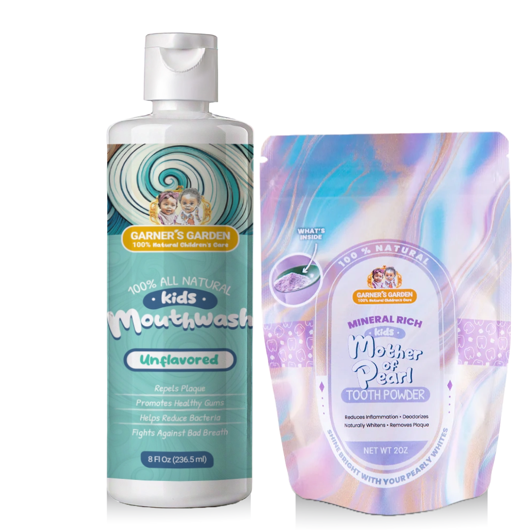 Kid's Mouthwash + Tooth Powder Package