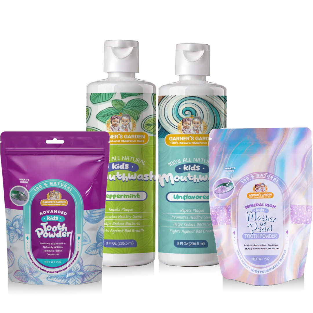 Kid's Mouthwash + Tooth Powder Package