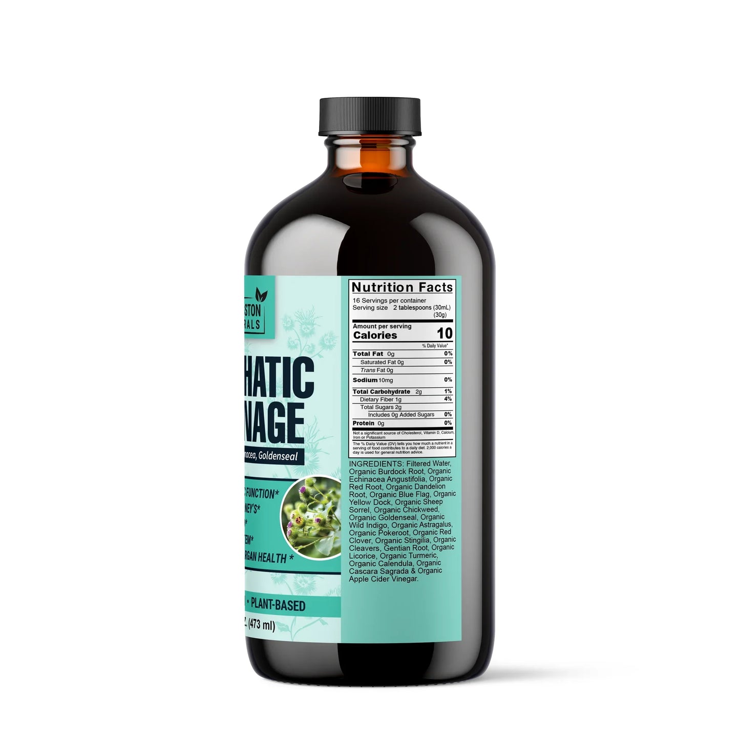 Lymphatic Drainage Power Cleanse | Organic Liquid Detox Formula
