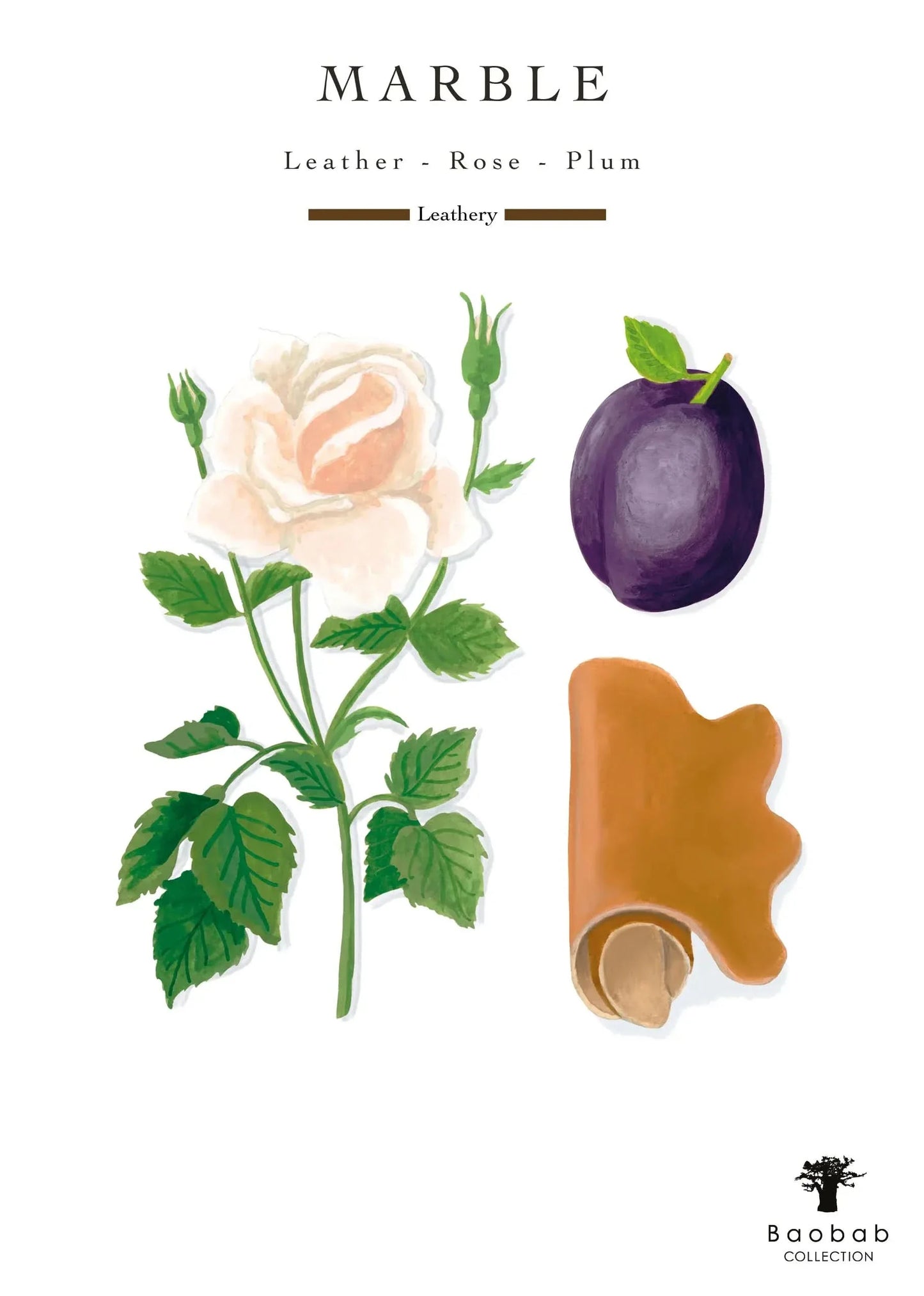 Baobab Collection | Stones Marble Candle