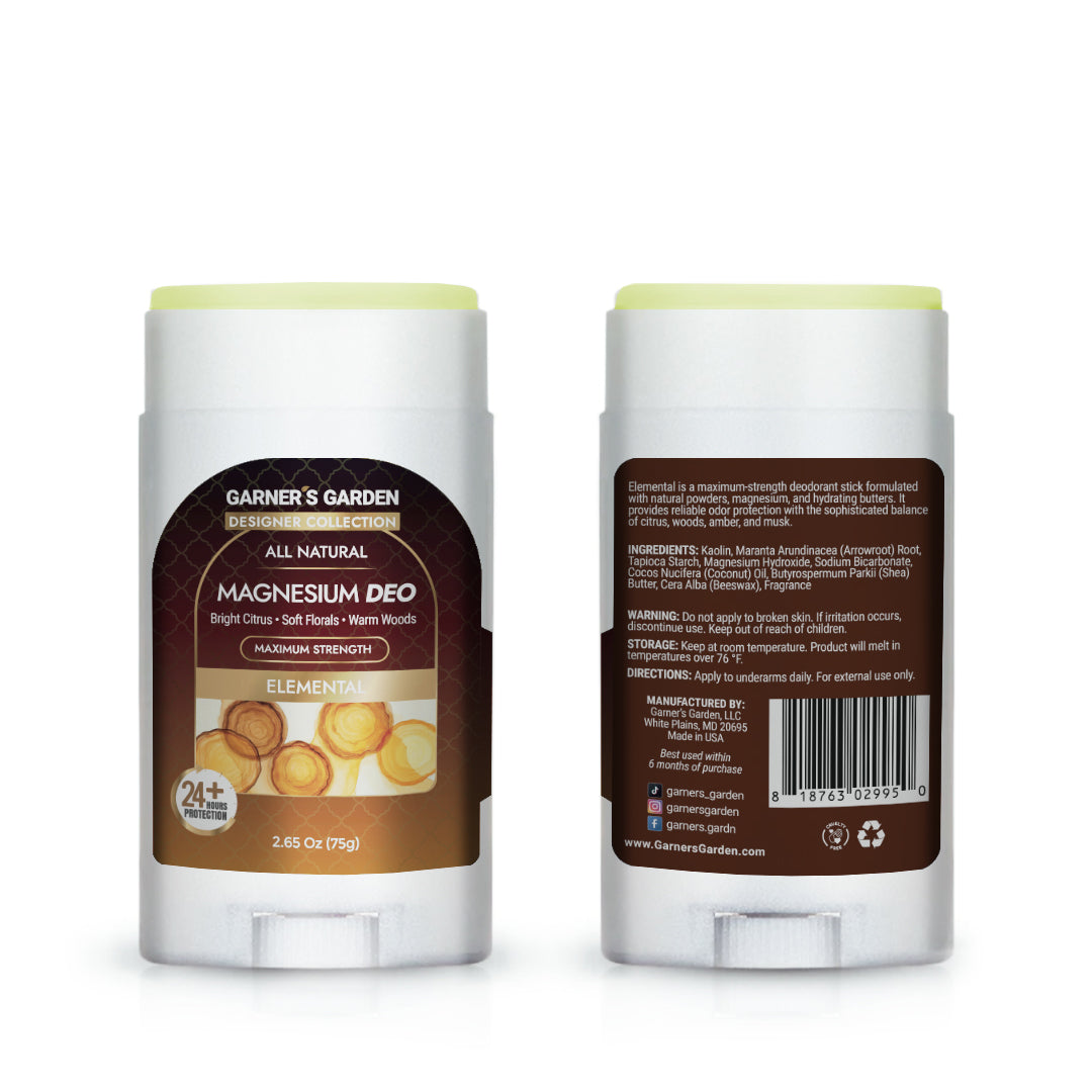 Magnesium Deodorant | 100% Natural | Aluminum-Free