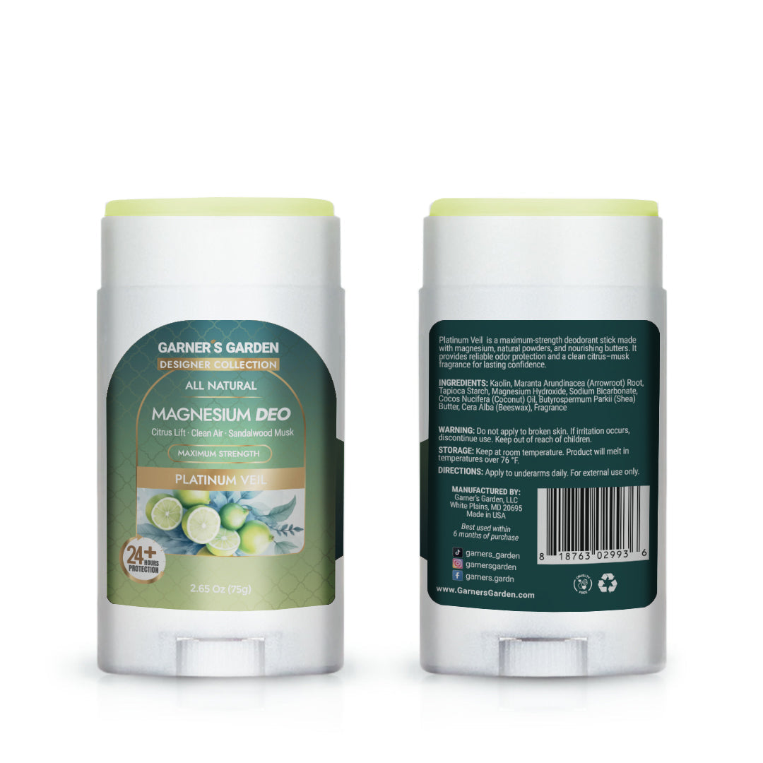 Magnesium Deodorant | 100% Natural | Aluminum-Free