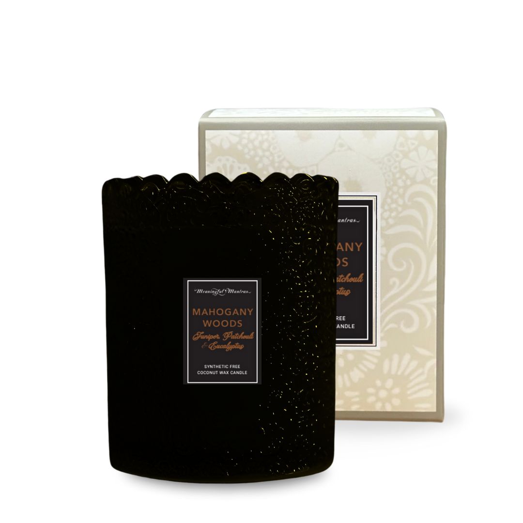 Mahogany Woods Natural Candle