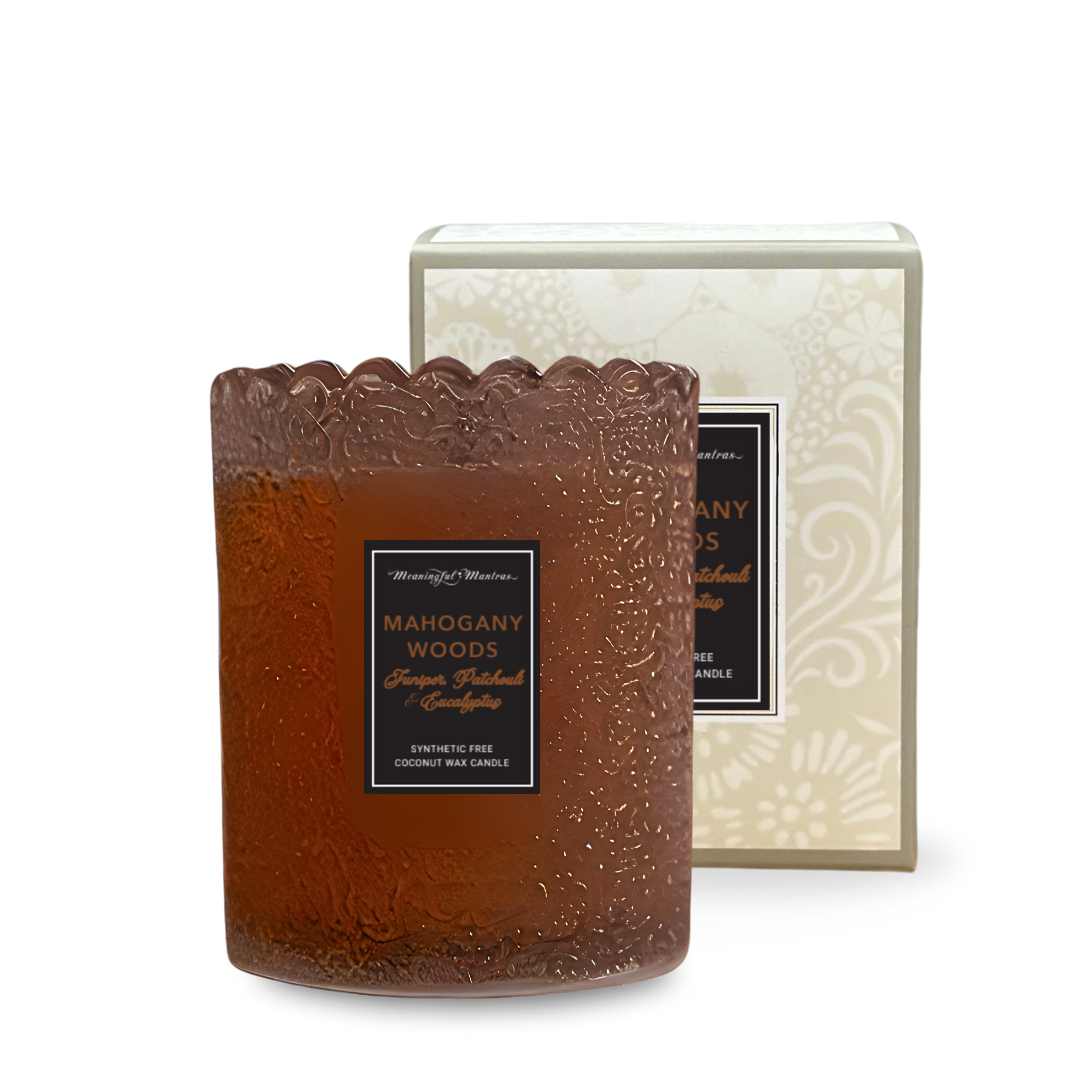 Mahogany Woods Natural Candle
