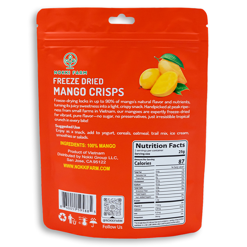 Freeze-Dried Mango