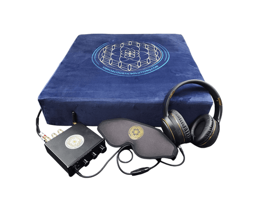 Vibroacoustic Therapy Meditation Cushion bundle with custom amplifier