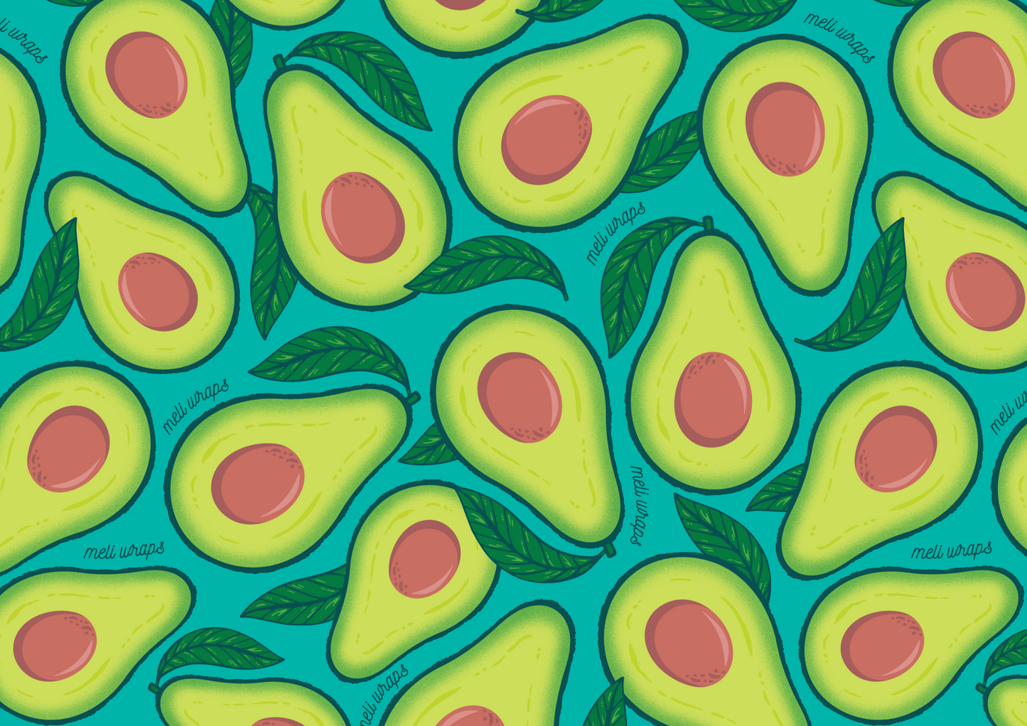 Beeswax Food Wrap | Avocado Print