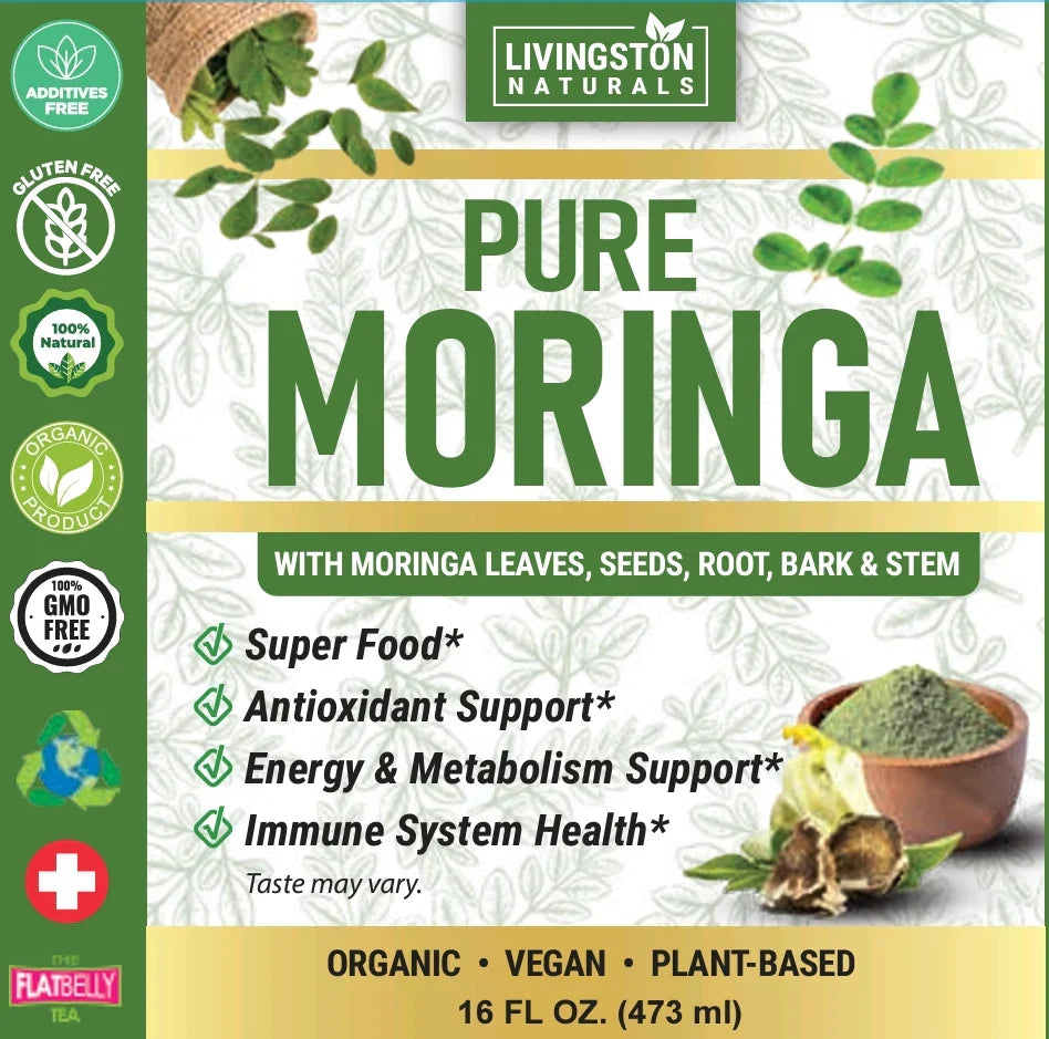 Organic Moringa Liquid Extract | Full Spectrum Superfood Formula